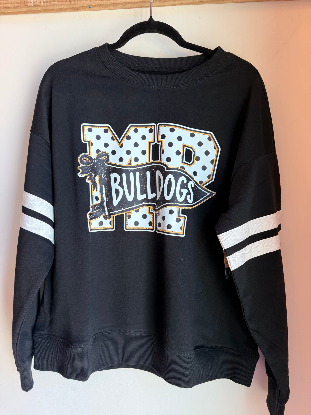 Long Sleeve MP Polka dot Terry knit shirt