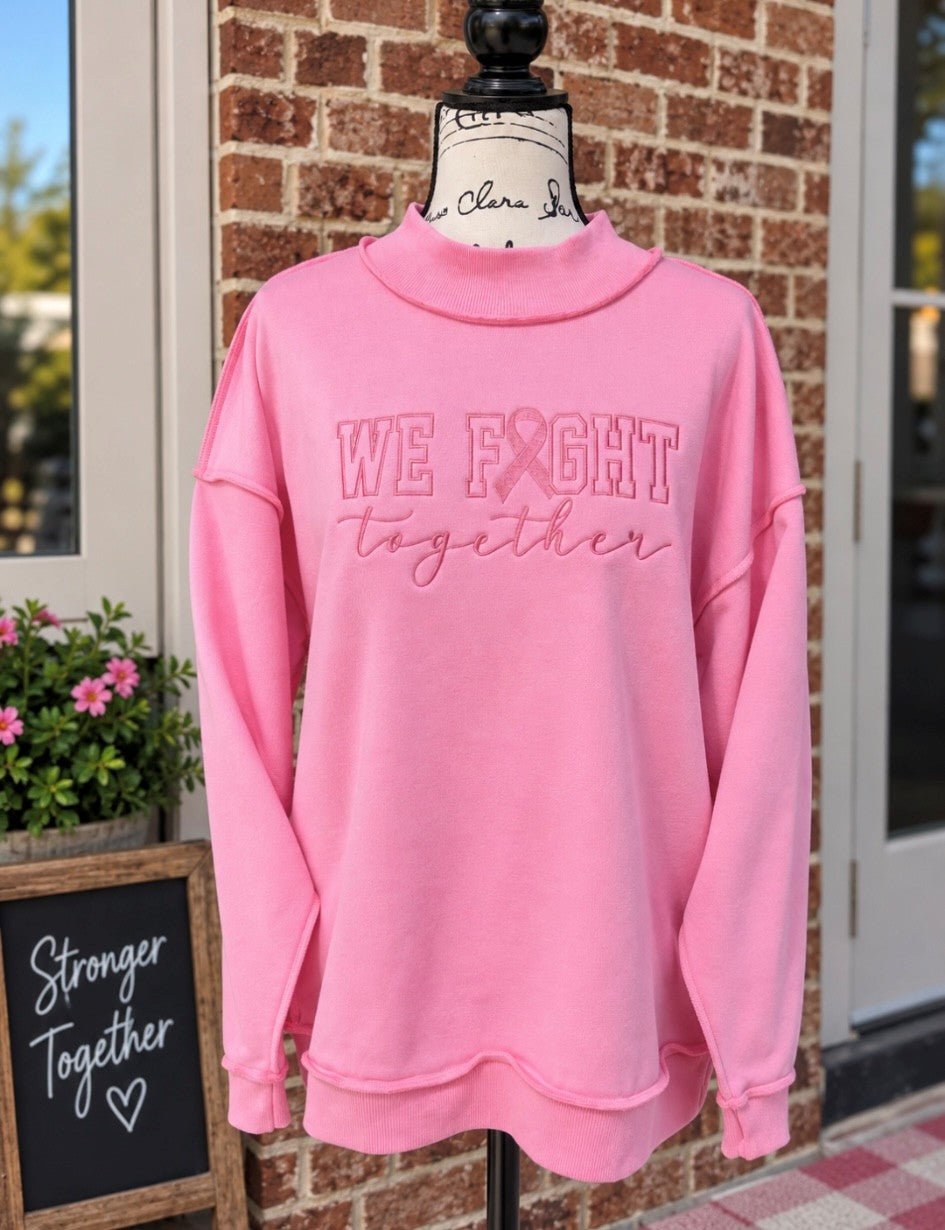 We Fight Together Mock Neck