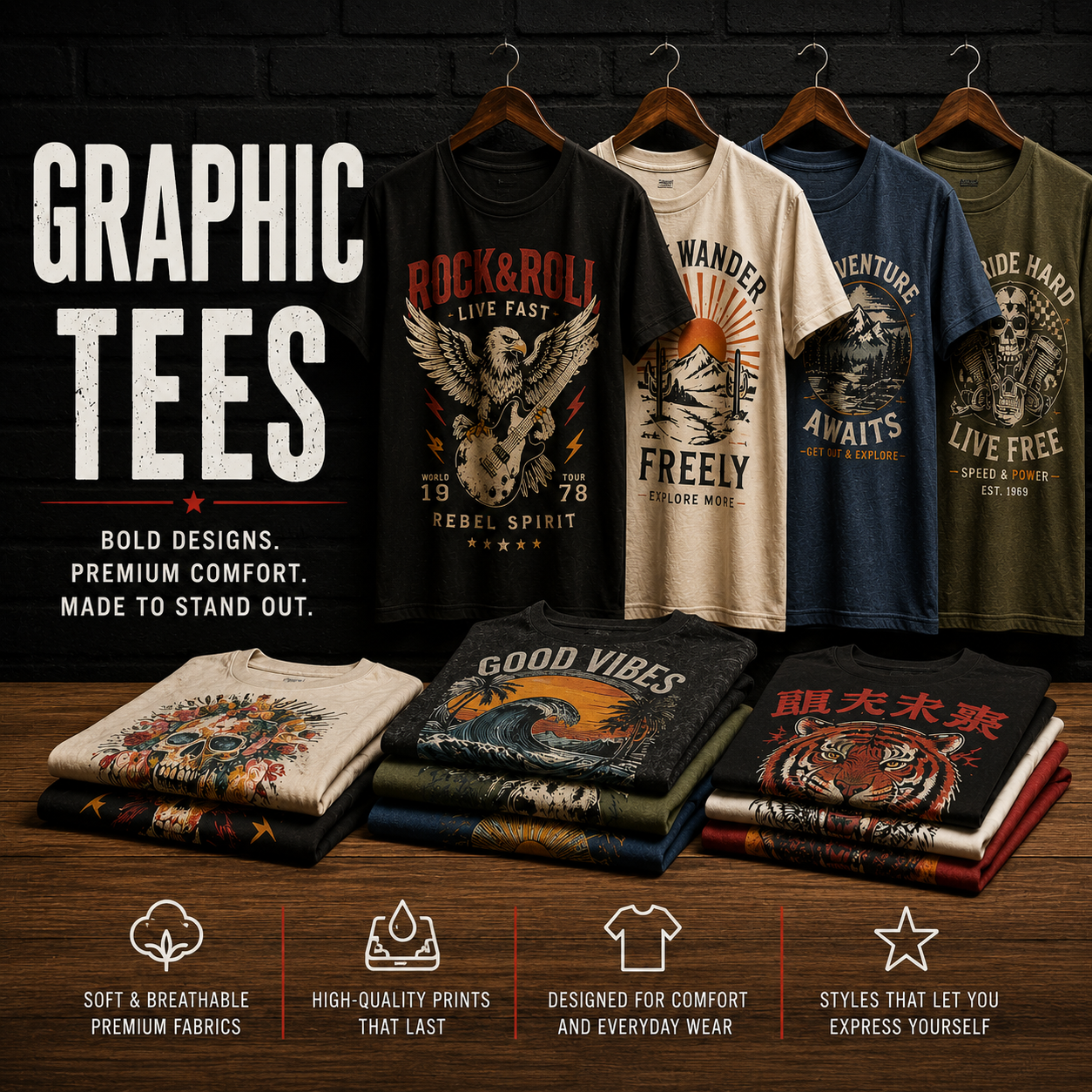 Graphic Tee's