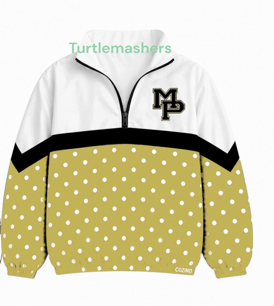 Mary Person Half Zip Windbreakers