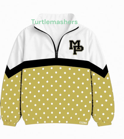 Mary Person Half Zip Windbreakers