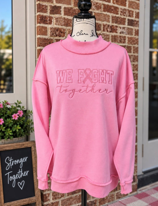 We Fight Together Mock Neck
